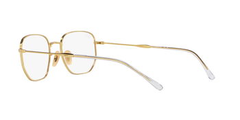 Das Bild zeigt die Korrektionsbrille RX6496 2500 von der Marke Ray Ban in Gold.