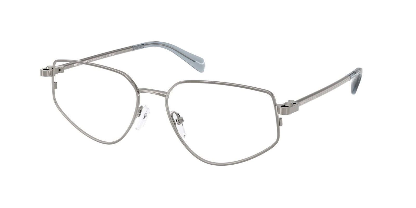 Michael Kors Damen Brille MK3088 1002 Mendoza Gunmental glänzend