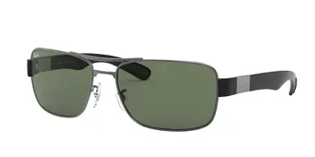 Das Bild zeigt die Sonnenbrille RB3522 004/71 von der Marke Ray-Ban in gunmetal.