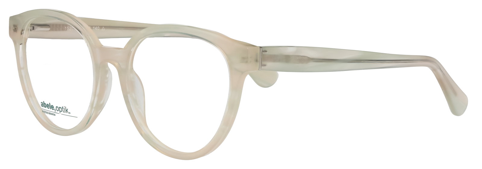 abele optik Brille für Damen 152011 in beige transparent 