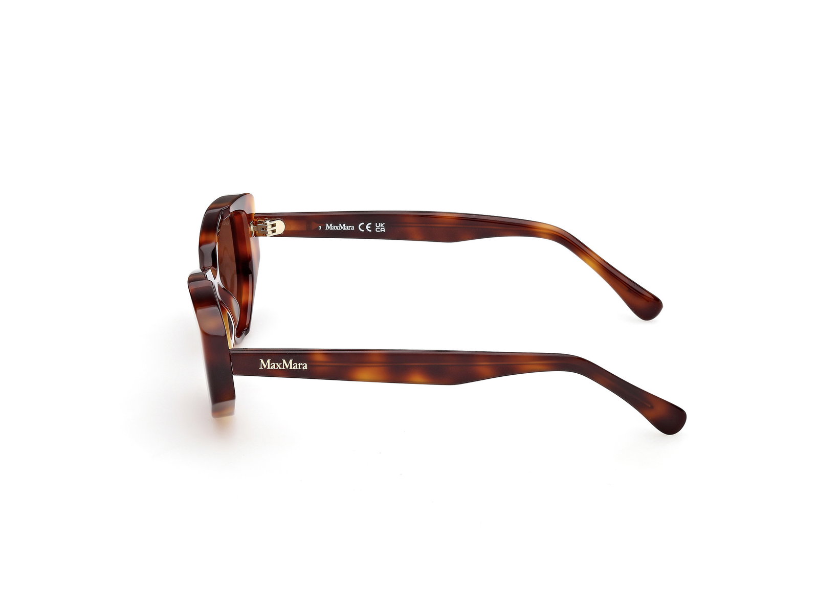 Das Bild zeigt die Sonnenbrille MM0161 von der Marke Max Mara in Havanna.