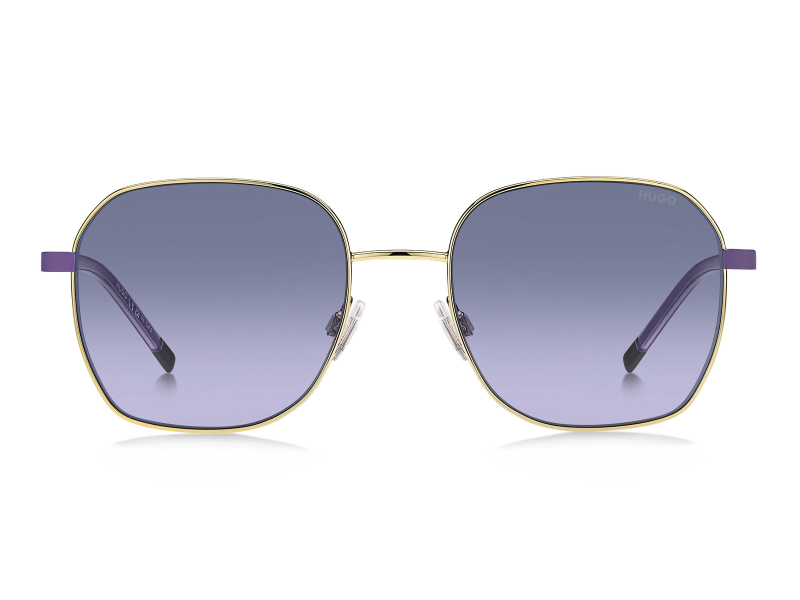 Das Bild zeigt die Sonnenbrille HG1276/S S9E von der Marke Hugo in gold/violet.