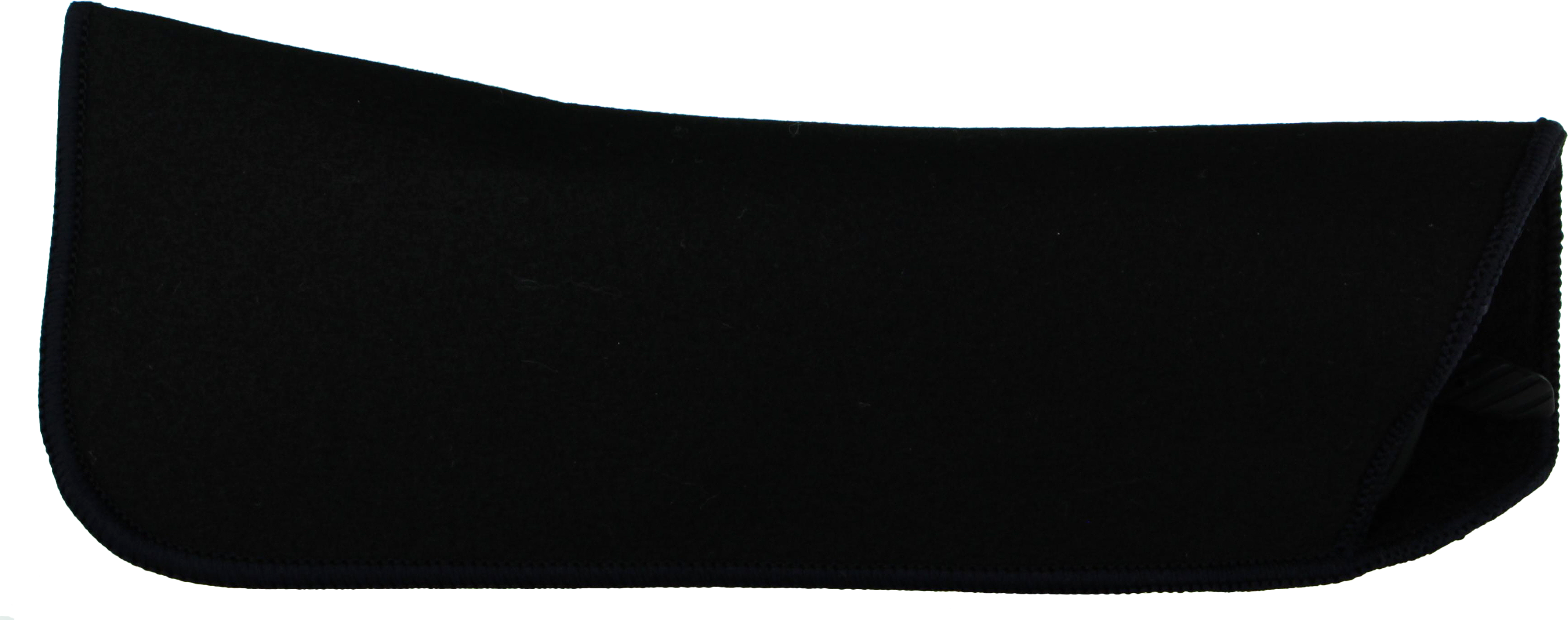 Das Bild zeigt ein rechteckiges Brillenetui in schwarz.