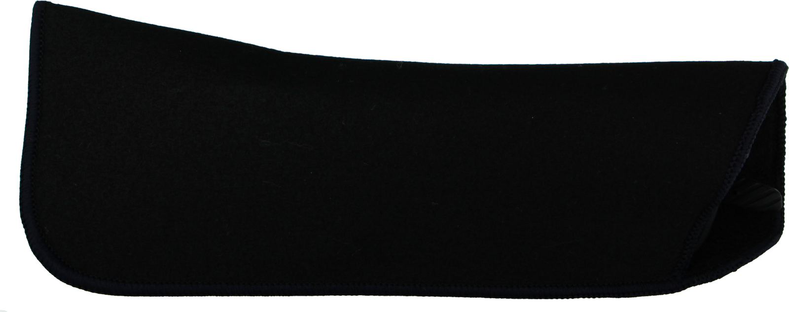 Das Bild zeigt ein rechteckiges Brillenetui in schwarz.