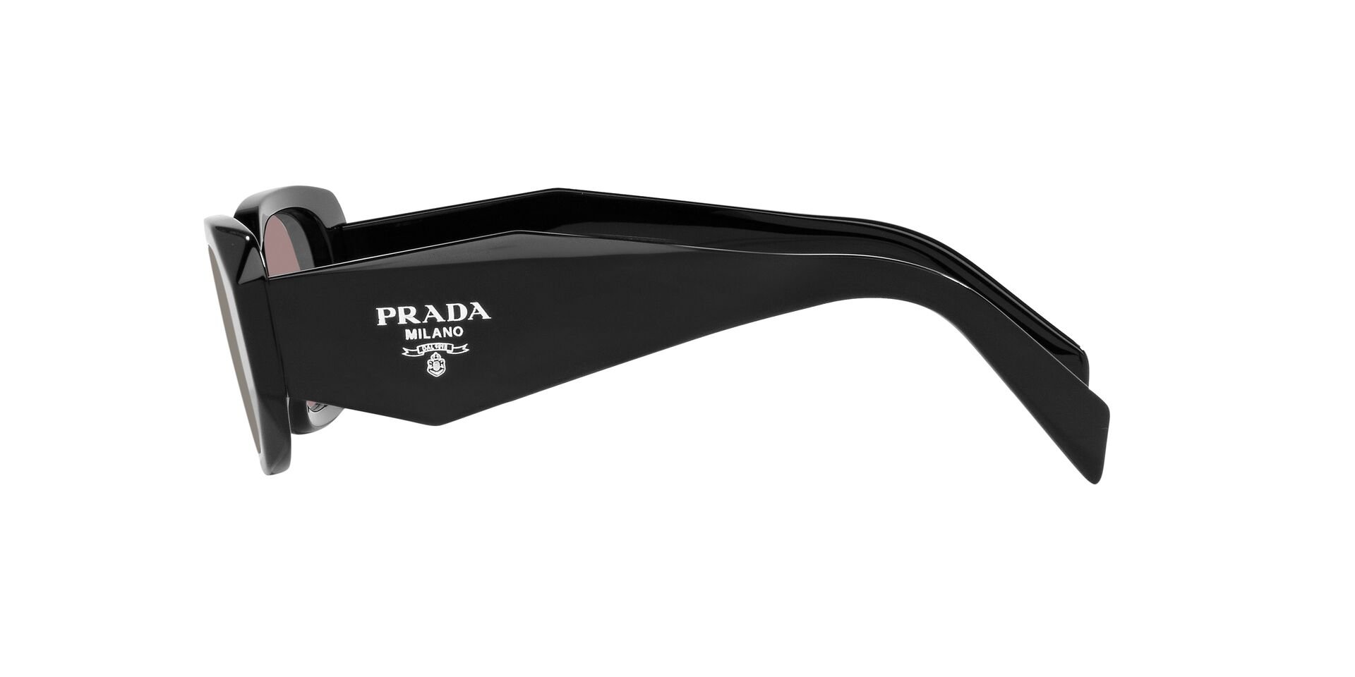 Das Bild zeigt die Sonnenbrille 0PR 17WS 1AB07Z  von der Marke Prada in schwarz.