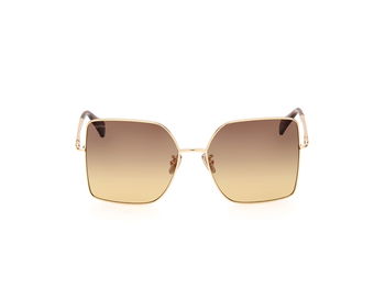 Das Bild zeigt die Sonnenbrille MM0062-H 30F von der Marke Max Mara in Tiefgold