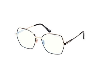 Das Bild zeigt die Korrektionsbrille FT5876-B 032 von der Marke Tom Ford in gold.