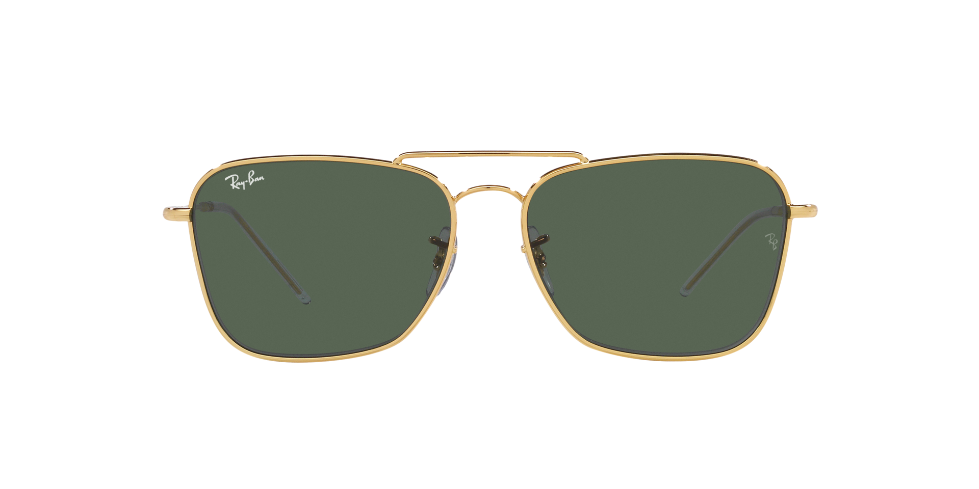 Ray Ban Sonnenbrille Caravan Reverse in Gold 0RBR0102S 001/VR