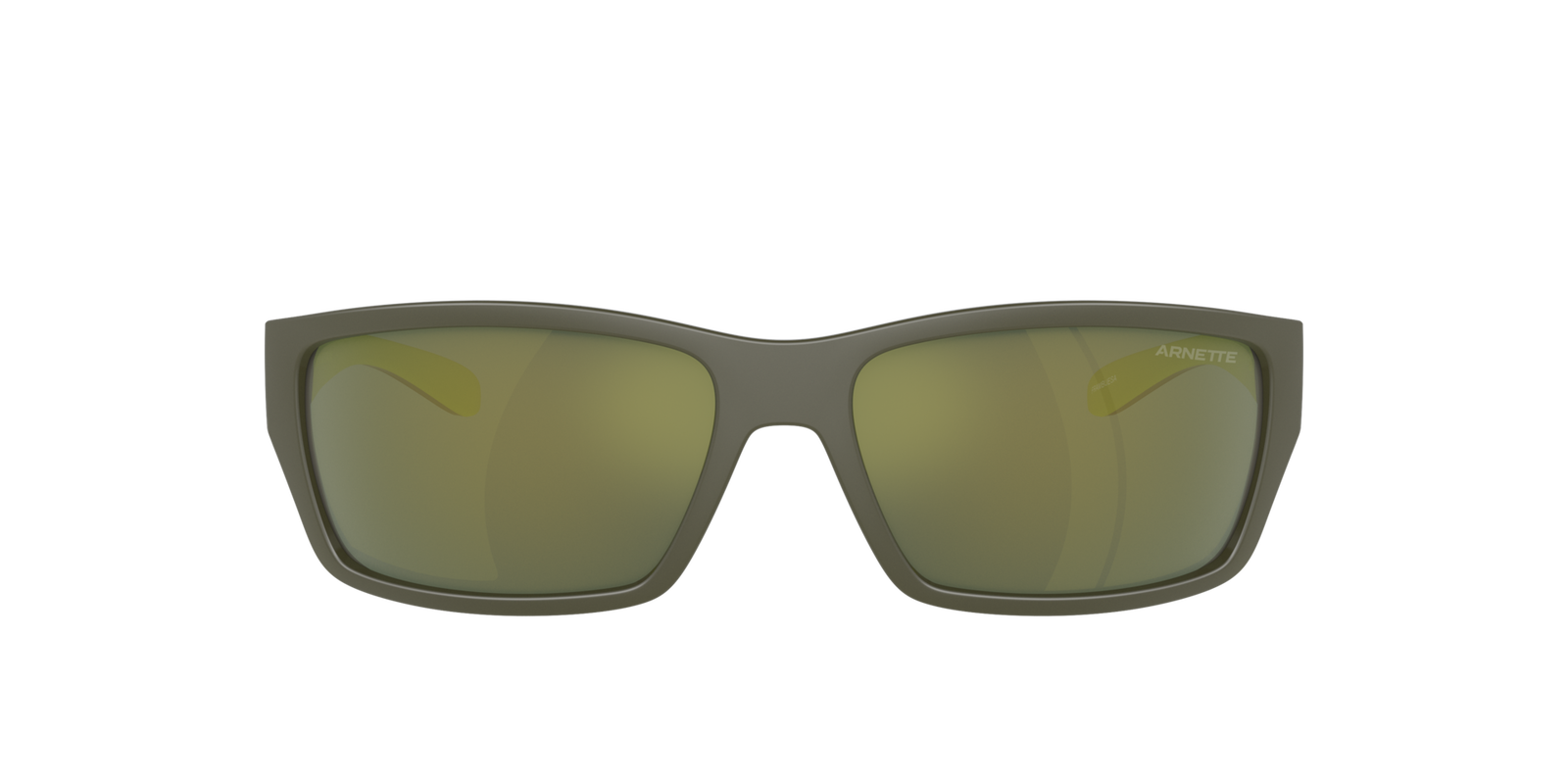 Das Bild zeigt die Sonnenbrille AN4336 28546R von der Marke Arnette in grau/gelb.