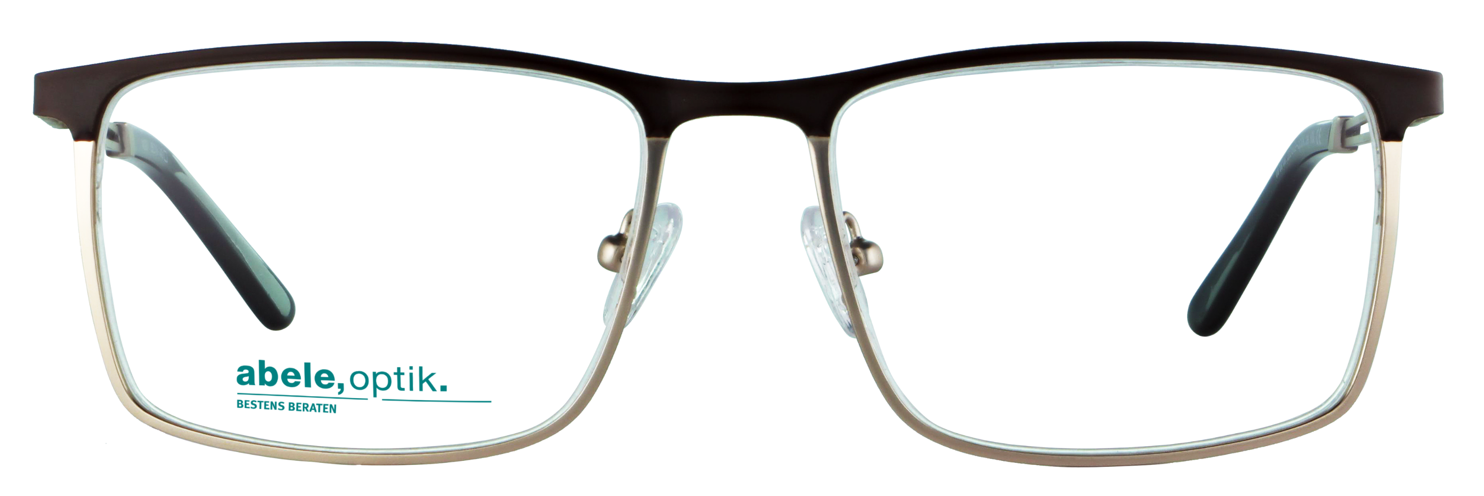 Das Bild zeigt die Korrektionsbrille 143261 von der Marke Abele Optik in braun matt.