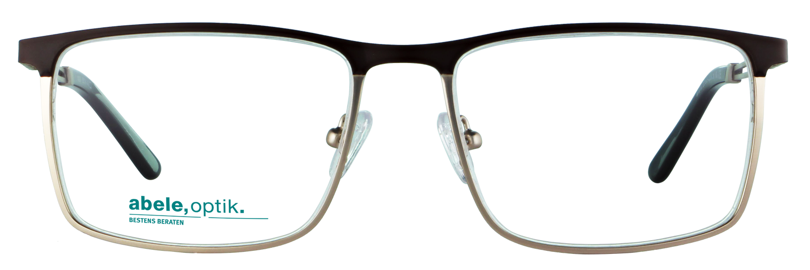 Das Bild zeigt die Korrektionsbrille 143261 von der Marke Abele Optik in braun matt.