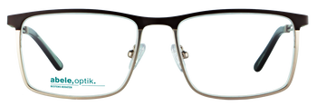 Das Bild zeigt die Korrektionsbrille 143261 von der Marke Abele Optik in braun matt.