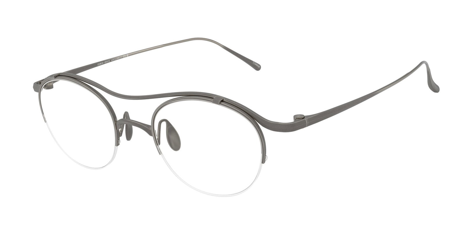 zu sehen ist die Korrektionsbrille 0AR5158T von Giorgio Armani in der Farbe Grau.