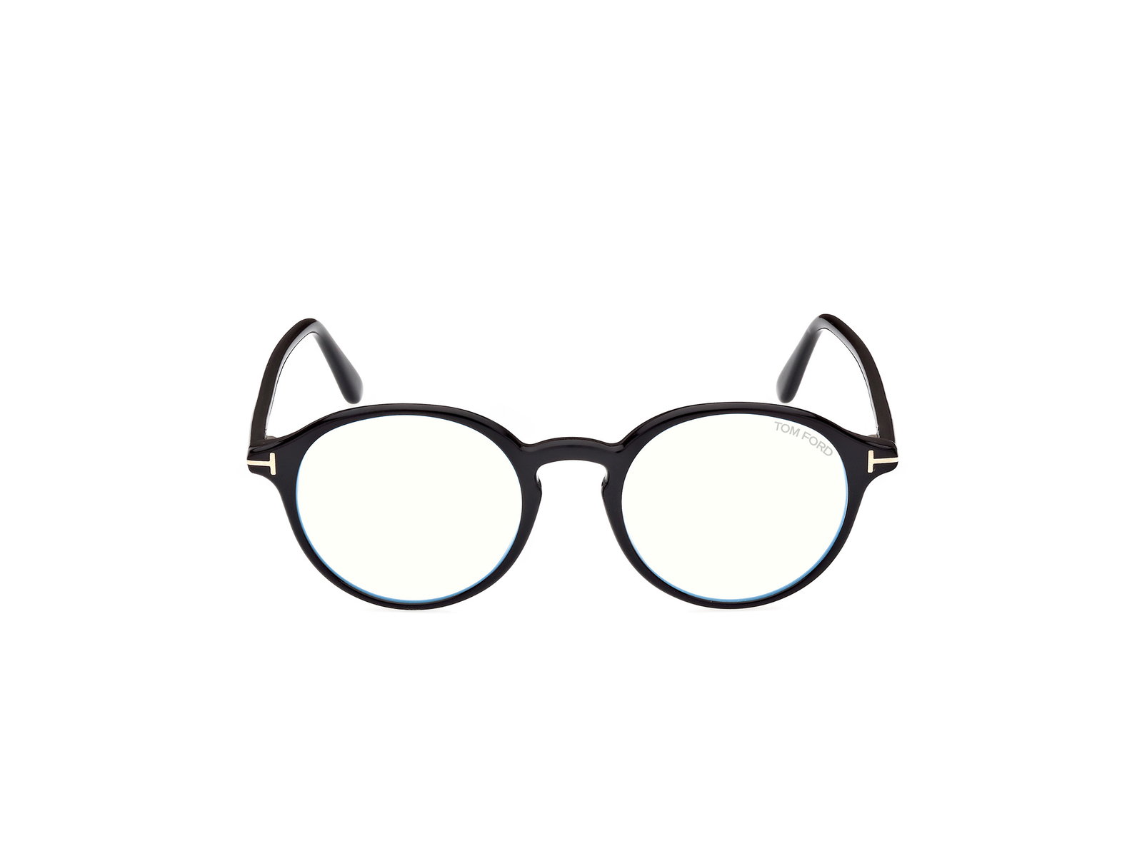 Das Bild zeigt die Korrektionsbrille FT5867-B 001 von der Marke Tom Ford in schwarz.