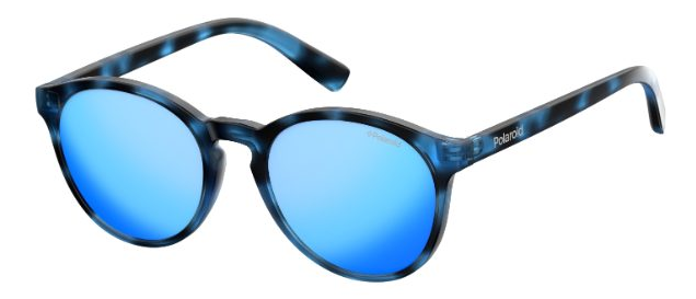 Das Bild zeigt die Sonnenbrille PLD8024/S JBW von der Marke Polaroid in blau.