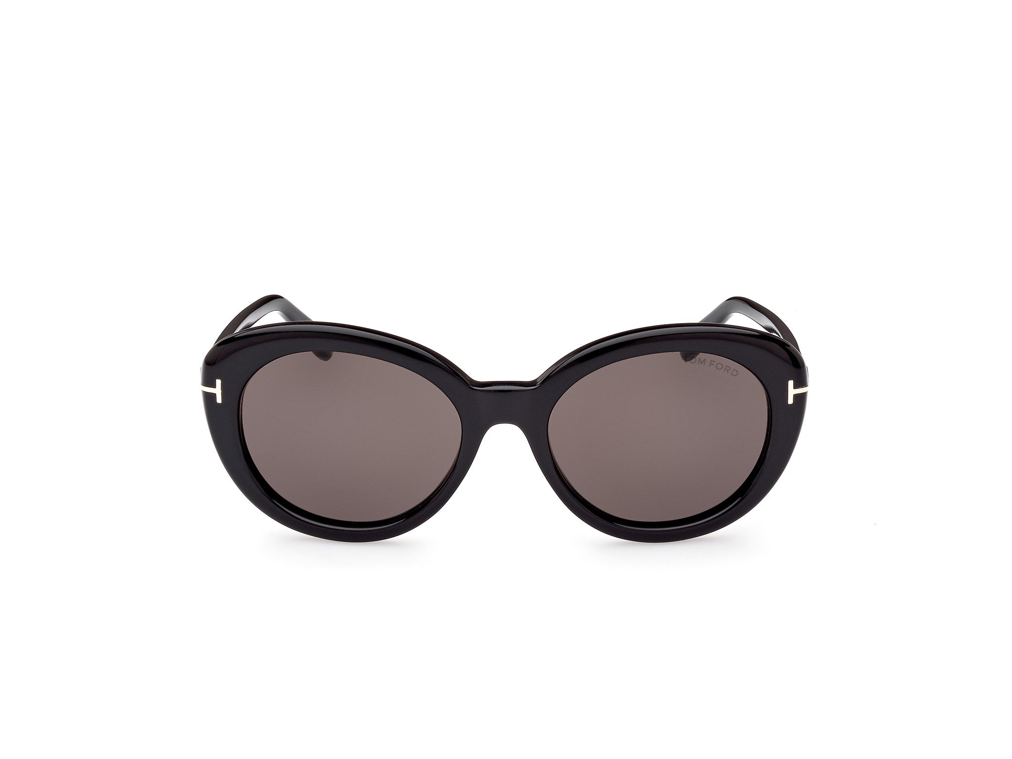 Das Bild zeigt die Sonnenbrille FT1009 der Marke Tom Ford in schwarz von vorne.