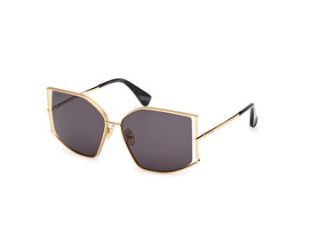 Das Bild zeigt die Sonnenbrille MM0142 von der Marke Max Mara in Gold.
