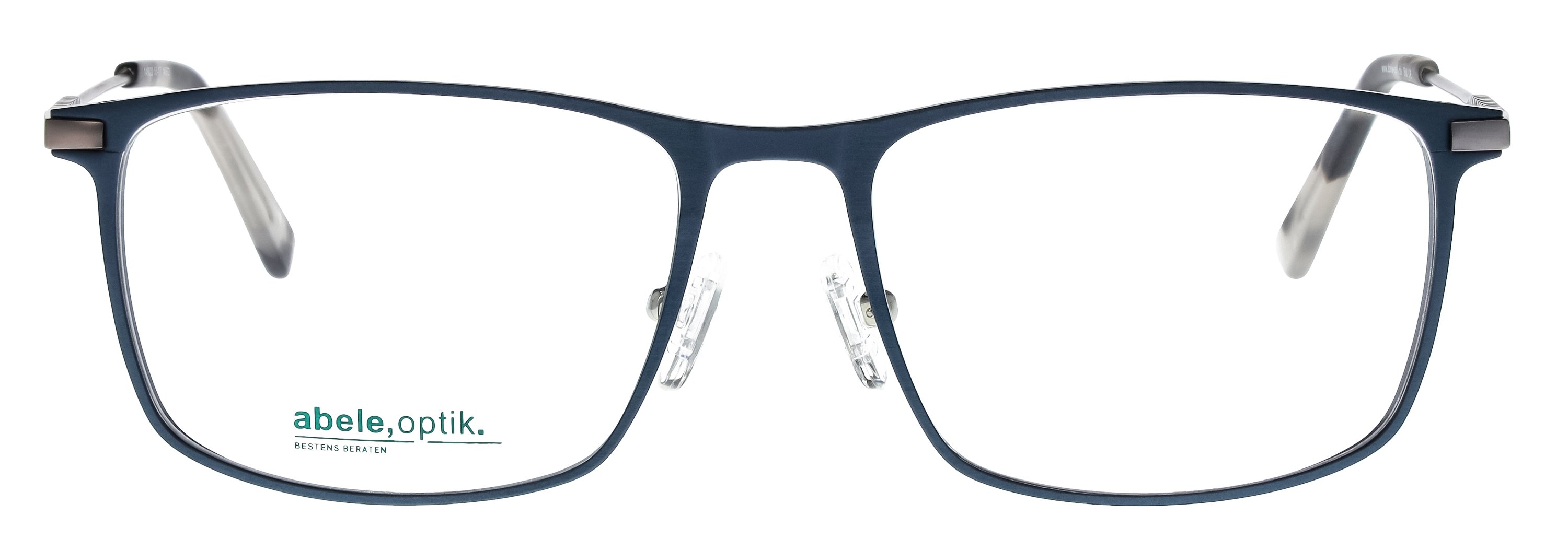 Das Bild zeigt die Korrektionsbrille 146622 von der Marke Abele Optik in blau matt.