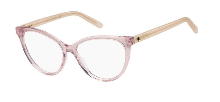 Das Bild zeigt die Korrektionsbrille 560 733 von der Marke Marc Jacobs in rosa / beige.