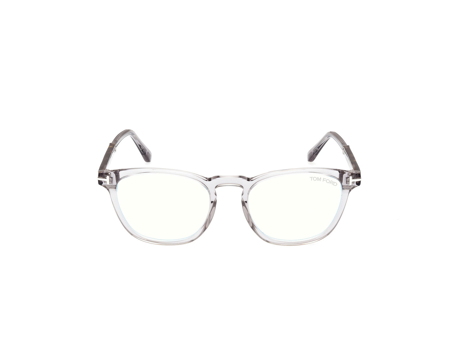Das Bild zeigt die Korrektionsbrille FT5890-B 020 von der Marke Tom Ford in kristall.