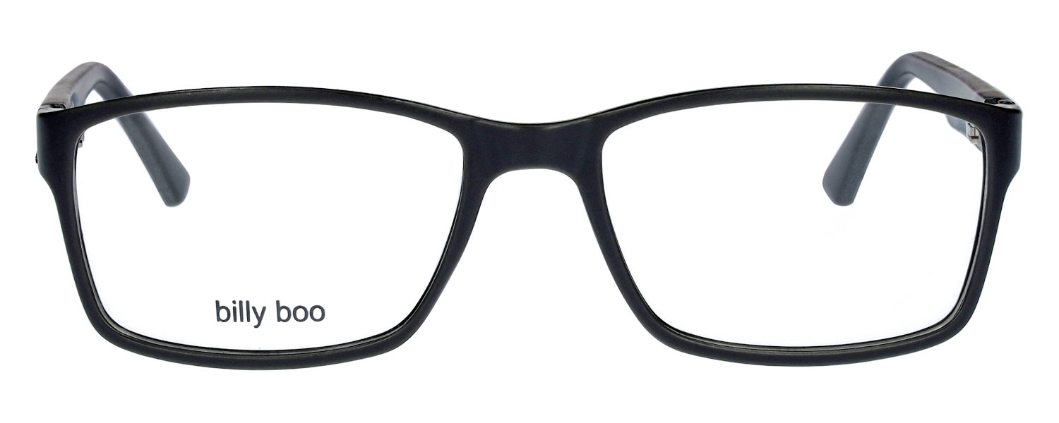 Das Bild zeigt die rechteckige Kinderbrille 145191 für Kinder von der Marke Abele Optik in dunkelgrau grau von vorne