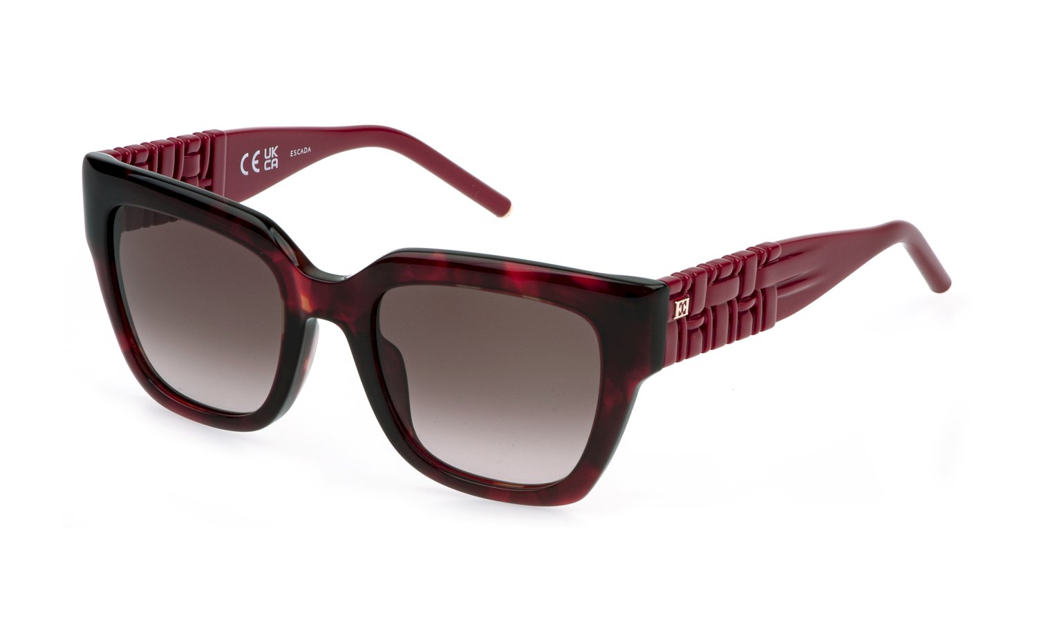 zu sehen ist die Sonnenbrille SESG36 von Escada in der Farbe Rot.