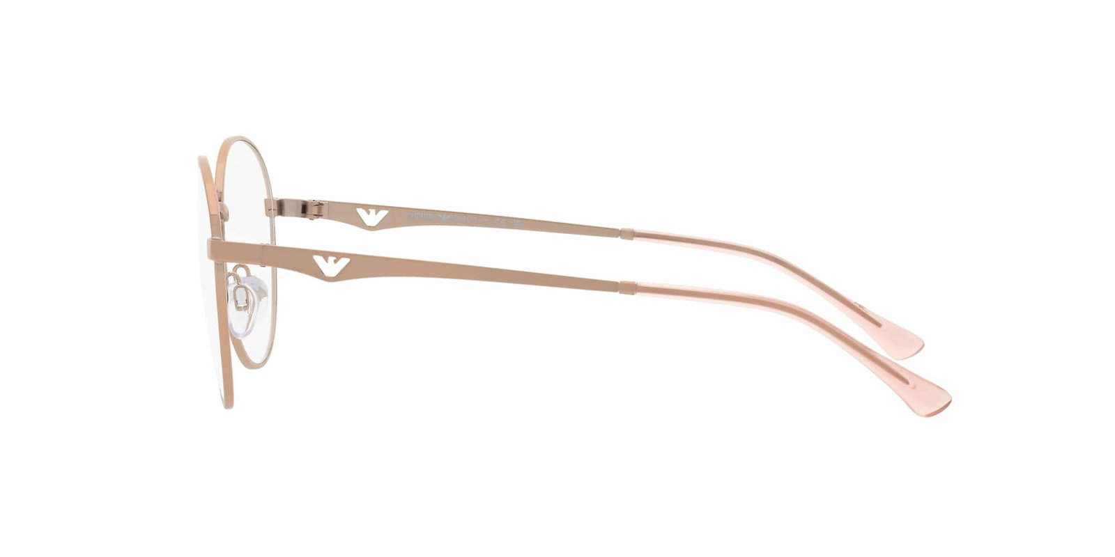 Das Bild zeigt die Korrektionsbrille EA1144 3011 von der Marke Emporio Armani in Rosegold.