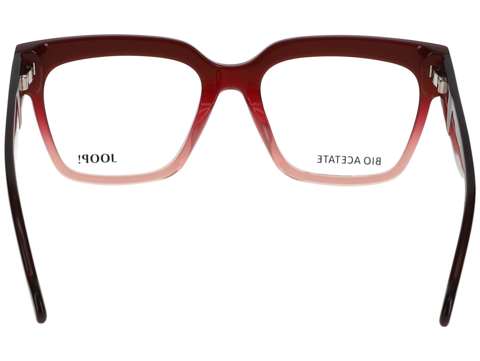 Das Bild zeigt die rechteckige Brille 1234 2194 für Damen von der Marke Joop! in braun rot Farbverlauf von vorne