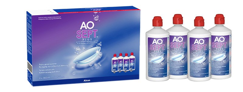 AOSEPT Plus Systempack, Alcon (4 x 360 ml)