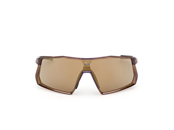 Das Bild zeigt die Adidas Sport Sonnenbrille Kentro SP0123 in hellbraun von vorne.