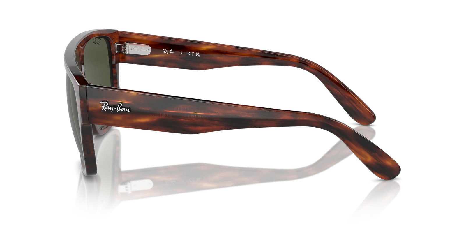 Das Bild zeigt die Sonnenbrille RB0360S 954/31 von der Marke Ray-Ban in Havanna gestreift.