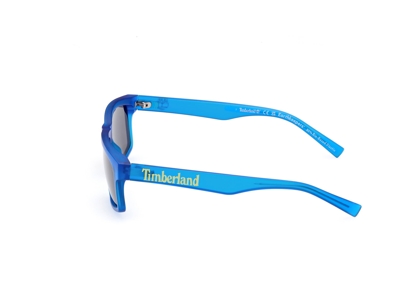 Das Bild zeigt die Sonnenbrille TB9319 47H von der Marke Timberland in transparent blau