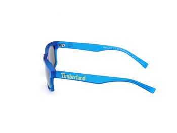 Das Bild zeigt die Sonnenbrille TB9319 47H von der Marke Timberland in transparent blau