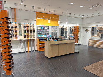 Das Bild zeigt den Kassenbereich unserer Filiale in Darmstadt.