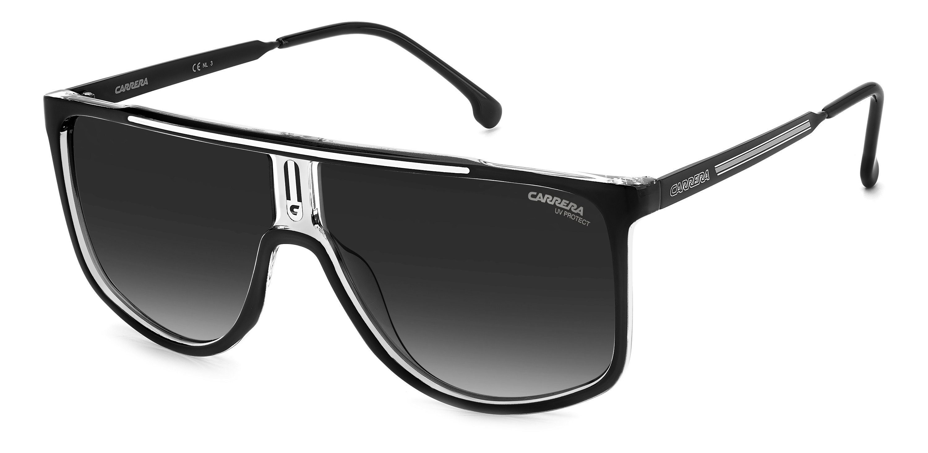 Carrera Sonnenbrille 1056/S 80S schwarz weiß