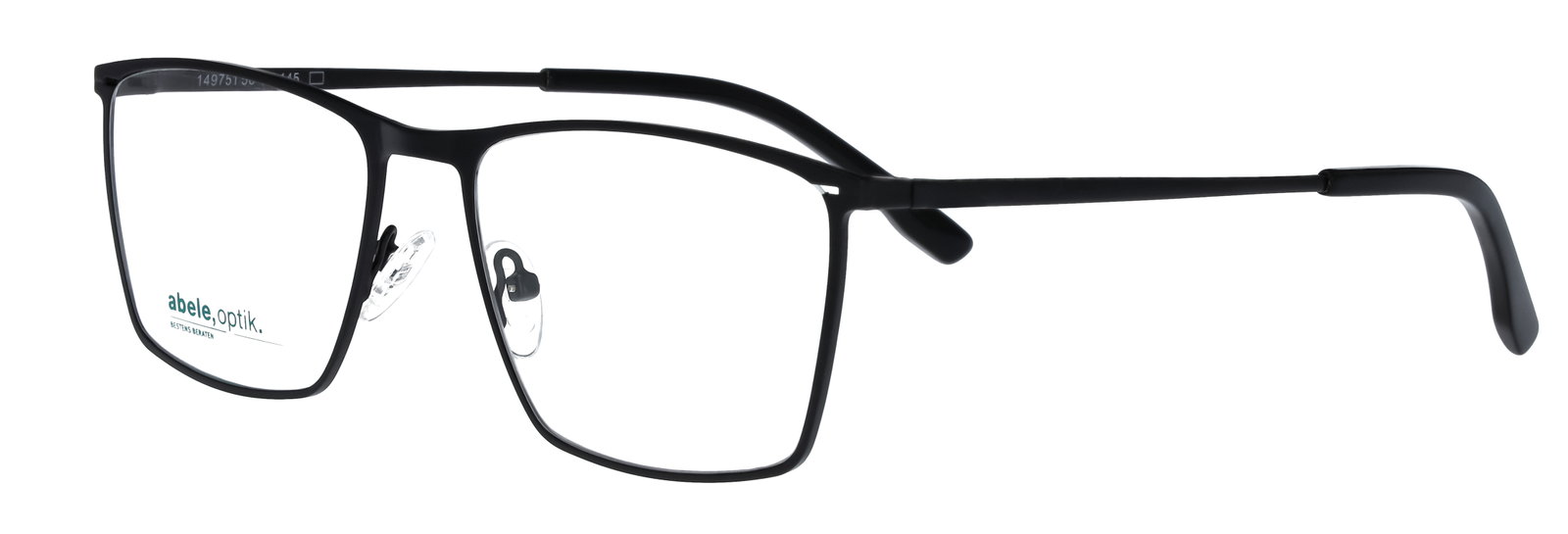 Abele Optik Brille für Herren in Mattschwarz 149751