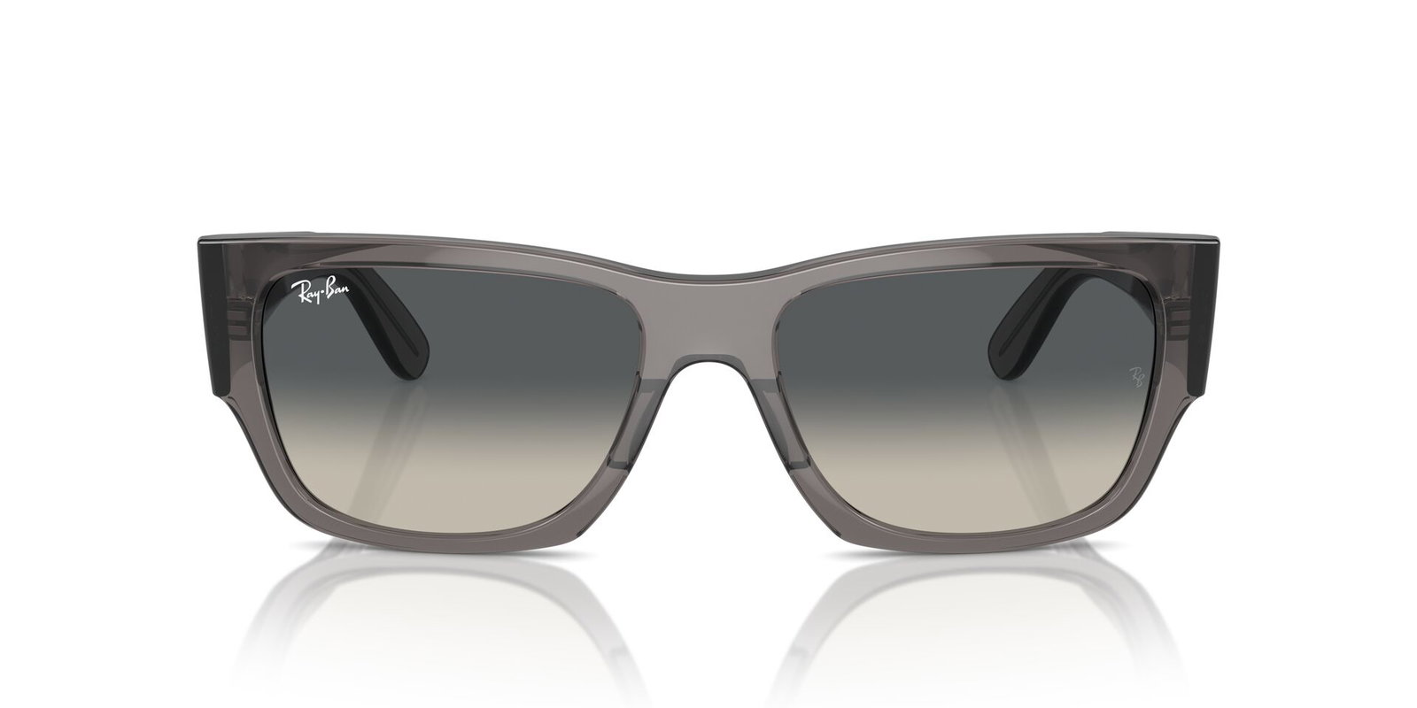 Das Bild zeigt die Sonnenbrille RB0947S 667571 von der Marke Ray-Ban in Dunkelgrau.