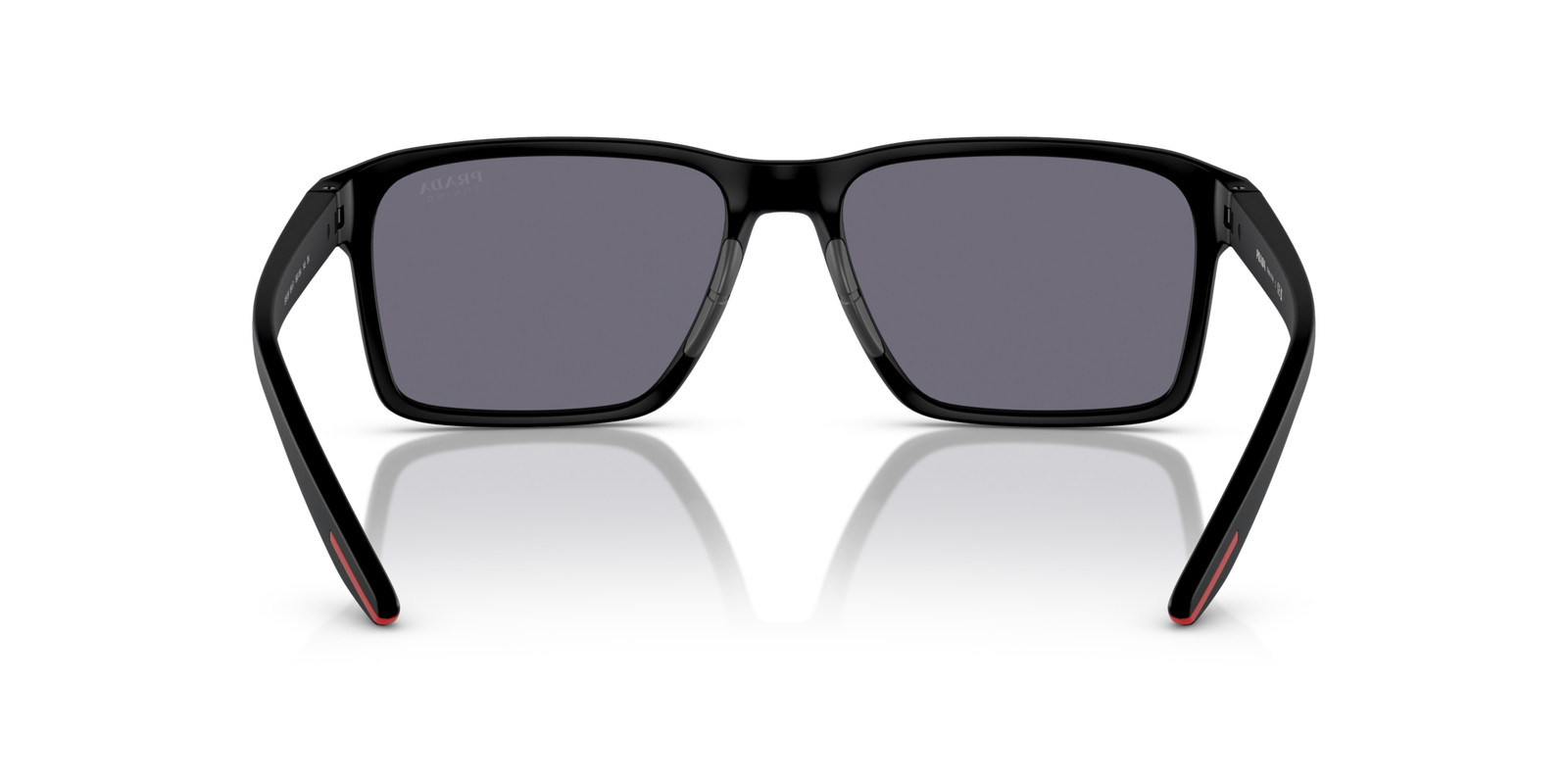 Das Bild zeigt die Sonnenbrille PS05YS 1BO10A von der Marke Prada Linea Rossa in schwarz.