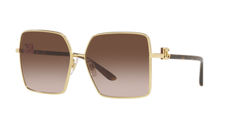 Dolce & Gabbana Sonnenbrille in Gold/Havanna DG2279 02/13 60