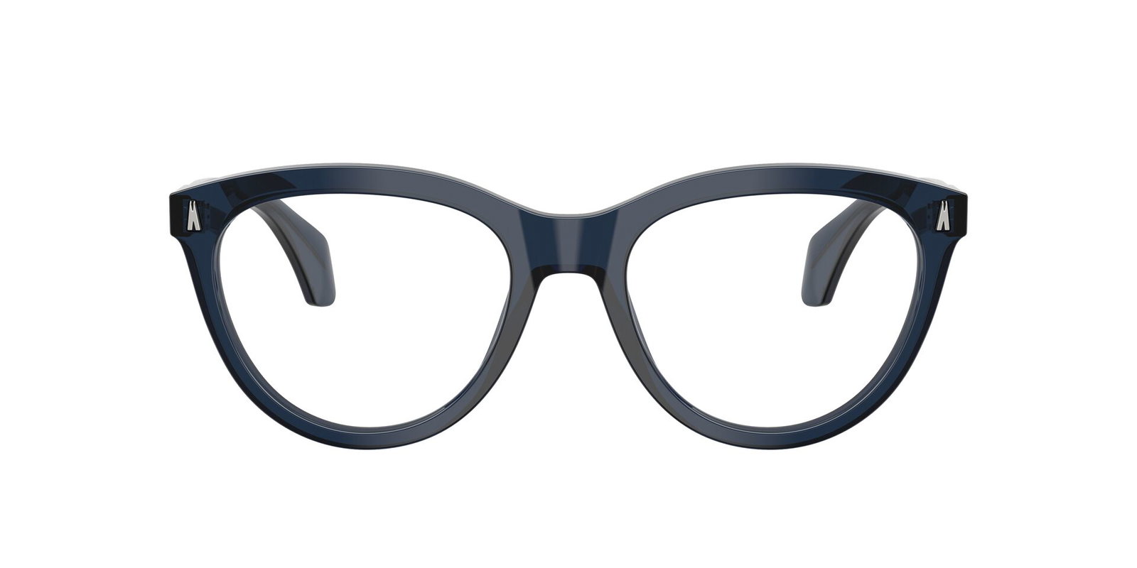 zu sehen ist die Korrektionsbrille 2026 von Moncler in der Farbe Dunkelblau.