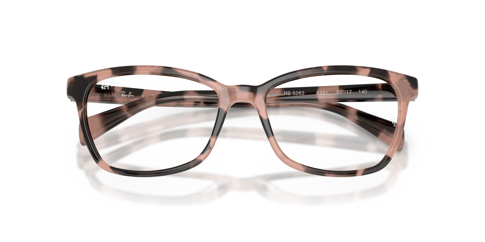 Auf diesem Bild sehen Sie die Korrektionsbrille 0RX5362 von Ray Ban in der Farbe gemustert.