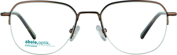 Das Bild zeigt die Korrektionsbrille 142131 von der Marke Abele Optik in braun matt.