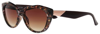 abele optik Damen Sonnenbrille 721661 in Braun/Rosa gemustert