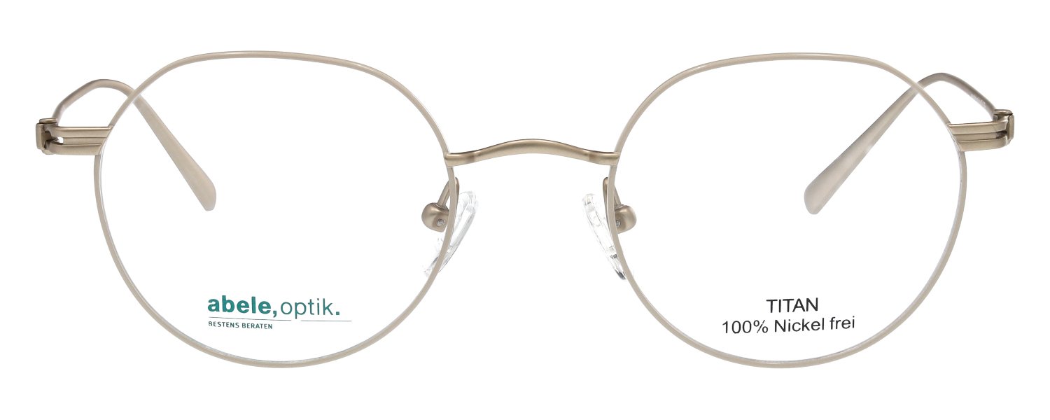 abele optik Brille für Damen in matt gold/créme 147491