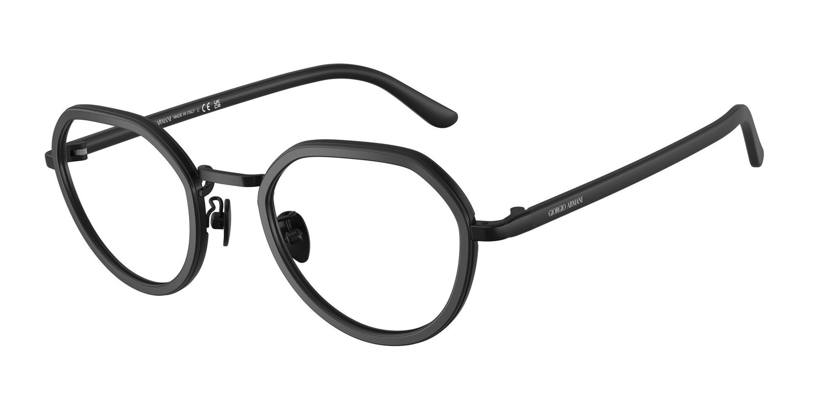 zu sehen ist die Korrektionsbrille 0AR5167 von Giorgio Armani in der Farbe Schwarz.