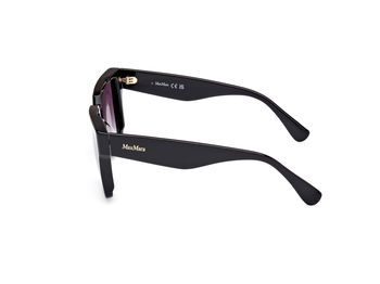 Das Bild zeigt die Sonnenbrille MM0078 01B von der Marke Max Mara in Schwarz.