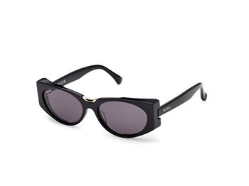 Das Bild zeigt die Sonnenbrille MM0160 von der Marke Max Mara in Schwarz.
