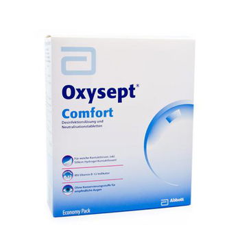 Oxysept Comfort Economy Pack, AMO (2 x 300 ml + 72 Tabl.)