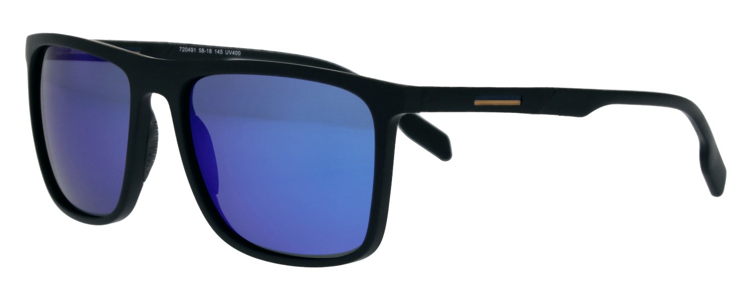 abele optik Sonnenbrille für Herren in schwarz matt 720491