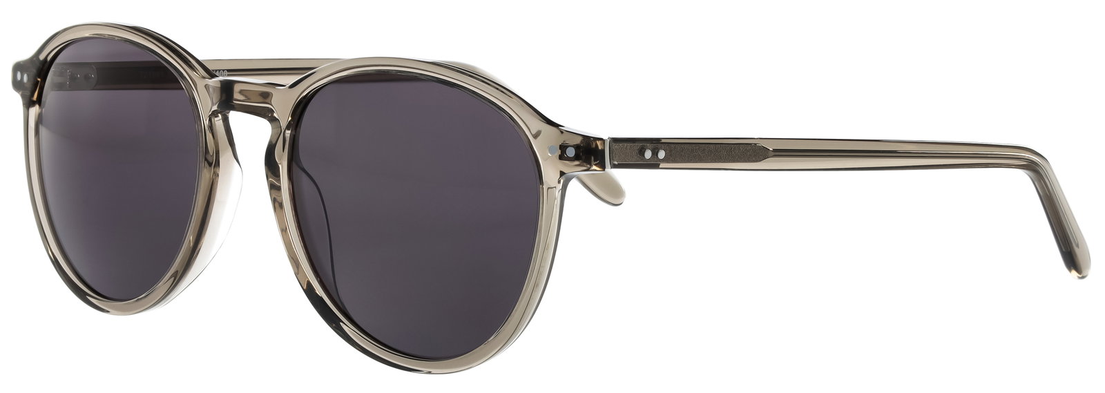 Das Bild zeigt die Sonnenbrille 721841 von der Marke Abele Optik in Dunkelgrau transparent.